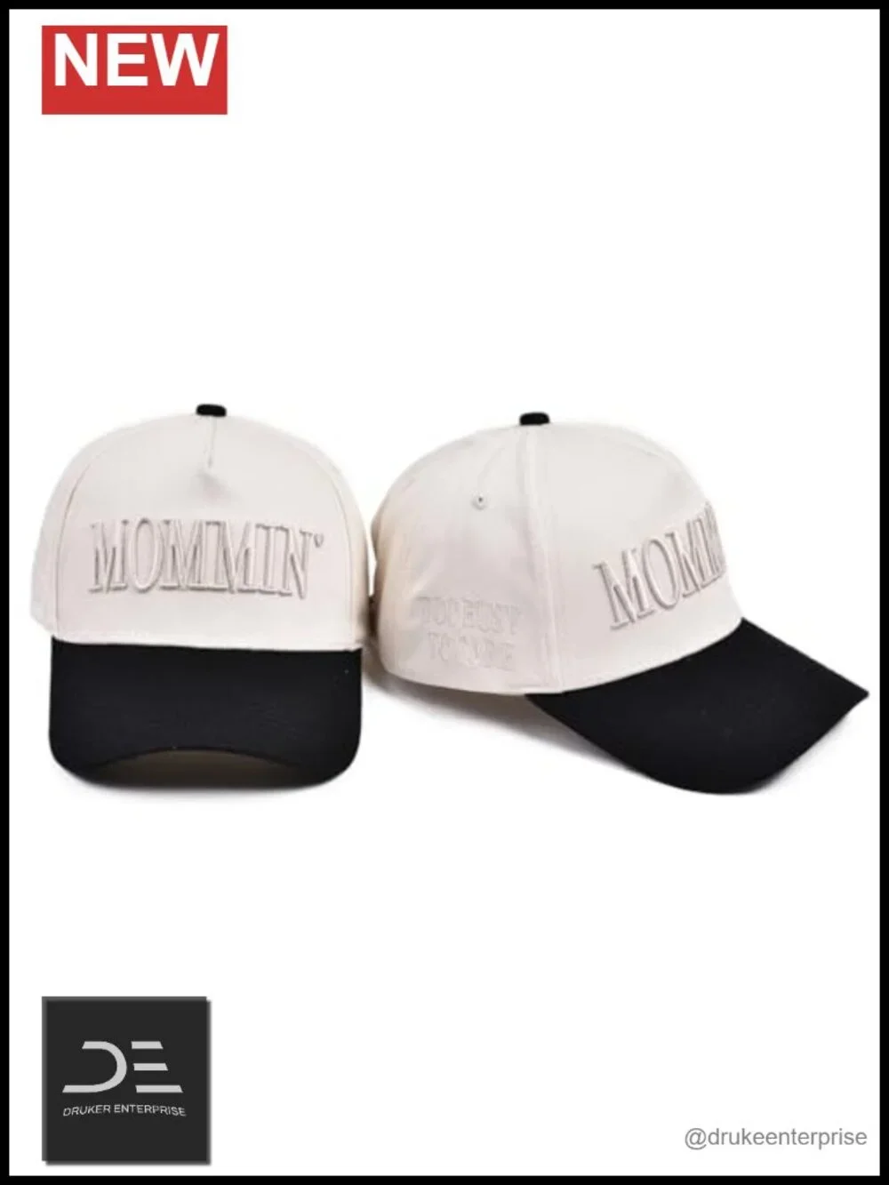 Mommin Embroidered Adjustable Cotton Trucker Baseball Cap